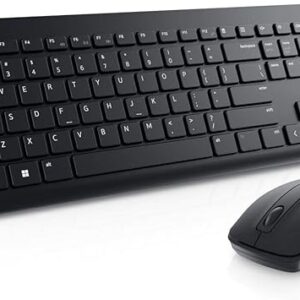 Dell – KM3322W, Teclado e Mouse sem fio, Preto