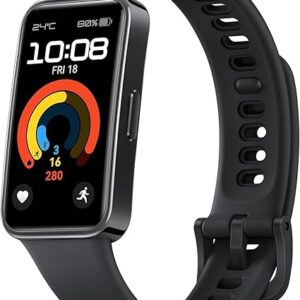 Smartband, HUAWEI Band 9, Confortável durante o dia inteiro, Monitore a saúde do seu sono, Até duas semanas de bateria, Compatível com iOS e Android (preto)