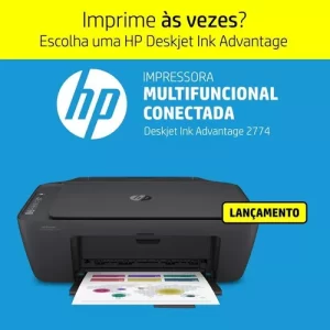 Impressora multifuncional cor HP Deskjet Ink Advantage 2774 127/220V