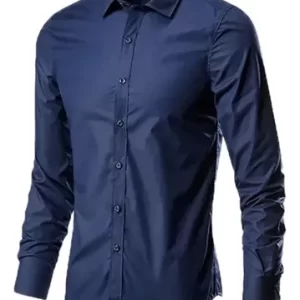 Camisa Social Manga Longa Slim Fit Masculina Clássica