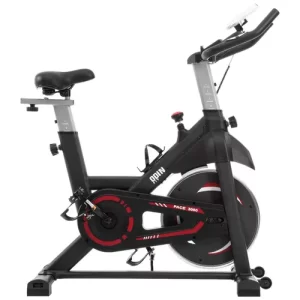 Bicicleta Ergométrica Para Spinning Mecanica 8kg Odin Fit Cor Preto/Vermelho