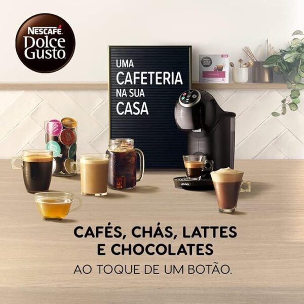 Arno PJ3408B1 Nescafé Dolce Gusto Genio S Plus DGS2 - Cafeteira Espresso, 110 V, Preta