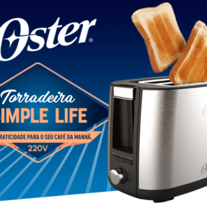 Oster Torradeira Simple Life, 220V, Inox, 650W, OTOR600