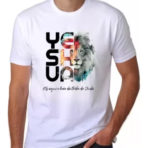 Camisas Leao De Juda Yeshua Para Culto Masculina Feminina